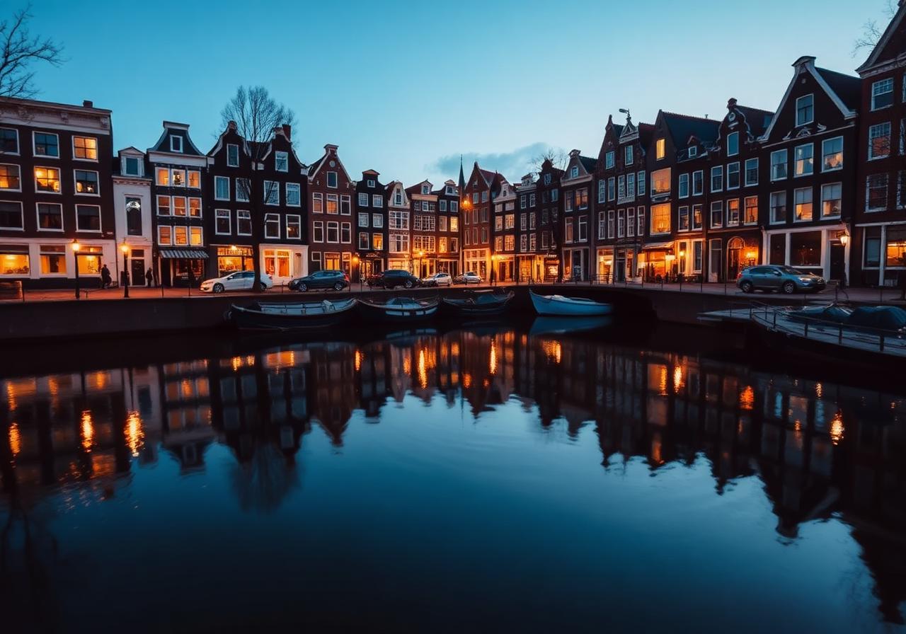 Netherlands skyline